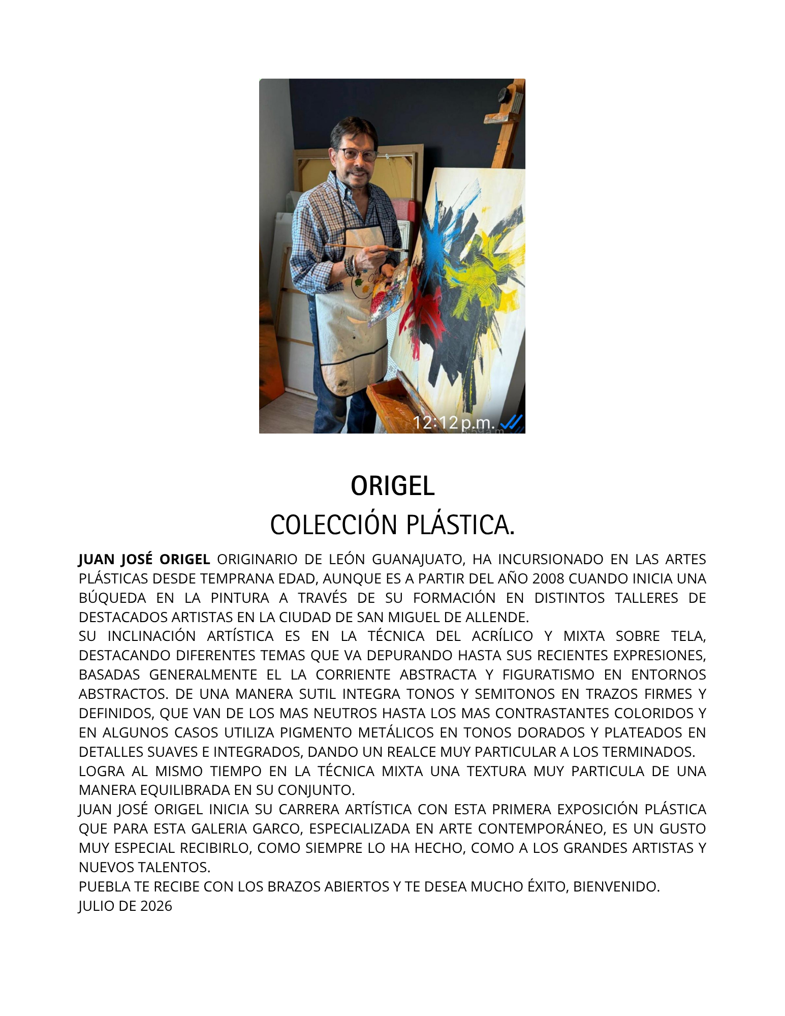 obra de arte contemporáneo