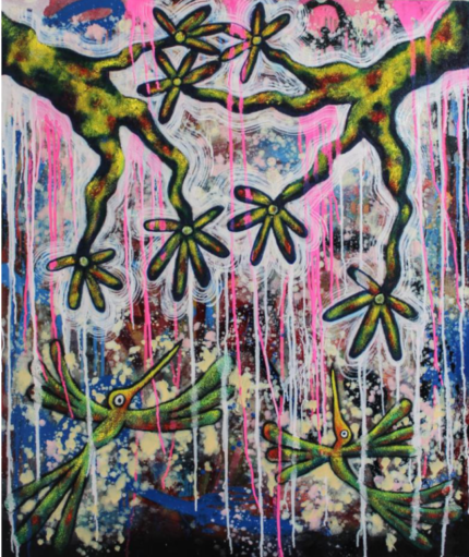 Cuadro arte urbano contemporáneo | Ramas de Mayo